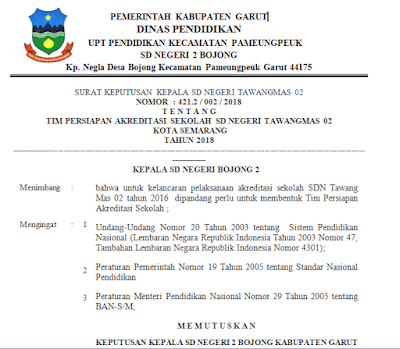 Detail Contoh Akreditasi Sekolah Nomer 52