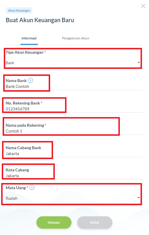 Detail Contoh Akun Bank Nomer 7