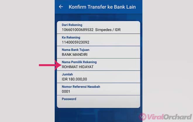 Detail Contoh Akun Bank Mandiri Nomer 19