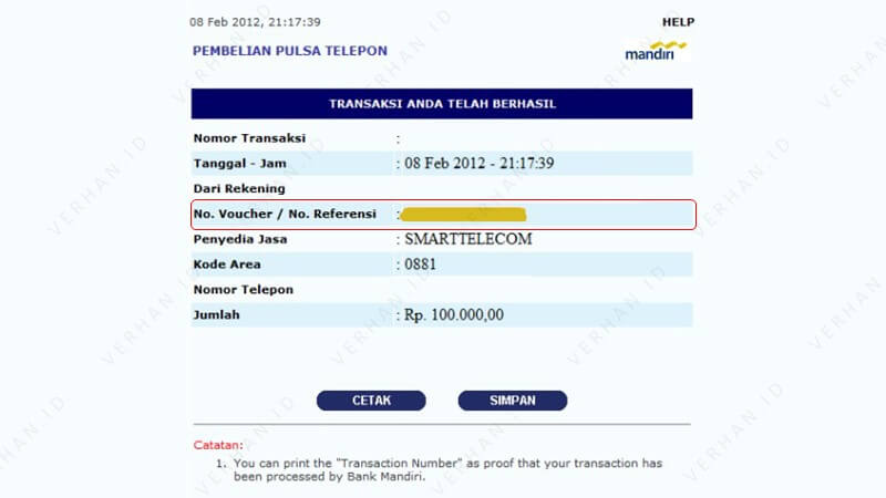 Detail Contoh Akun Bank Mandiri Nomer 21