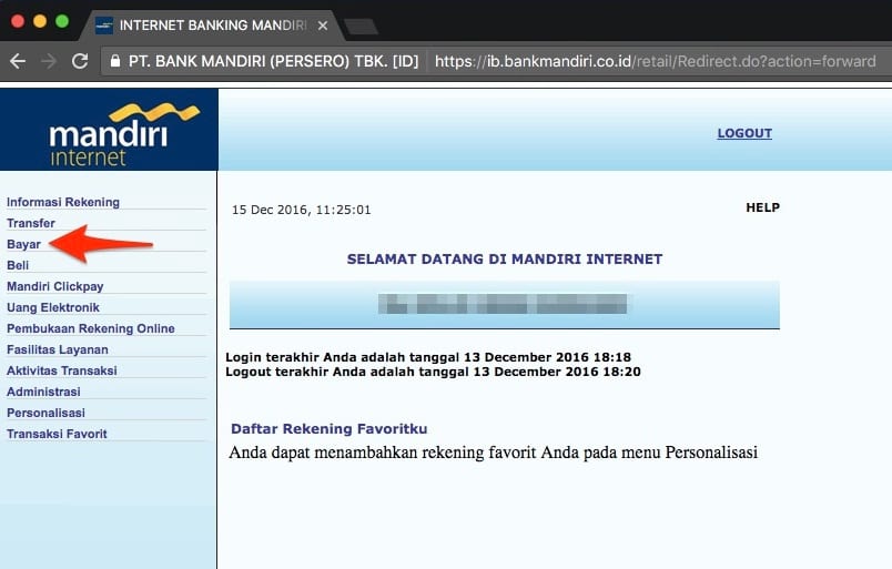 Detail Contoh Akun Bank Mandiri Nomer 5