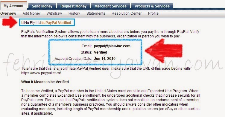Detail Contoh Akun Paypal Nomer 7