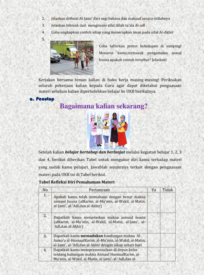 Detail Contoh Al Jami Nomer 30