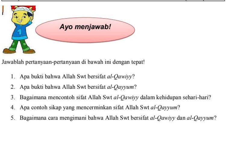 Detail Contoh Al Qayyum Nomer 6