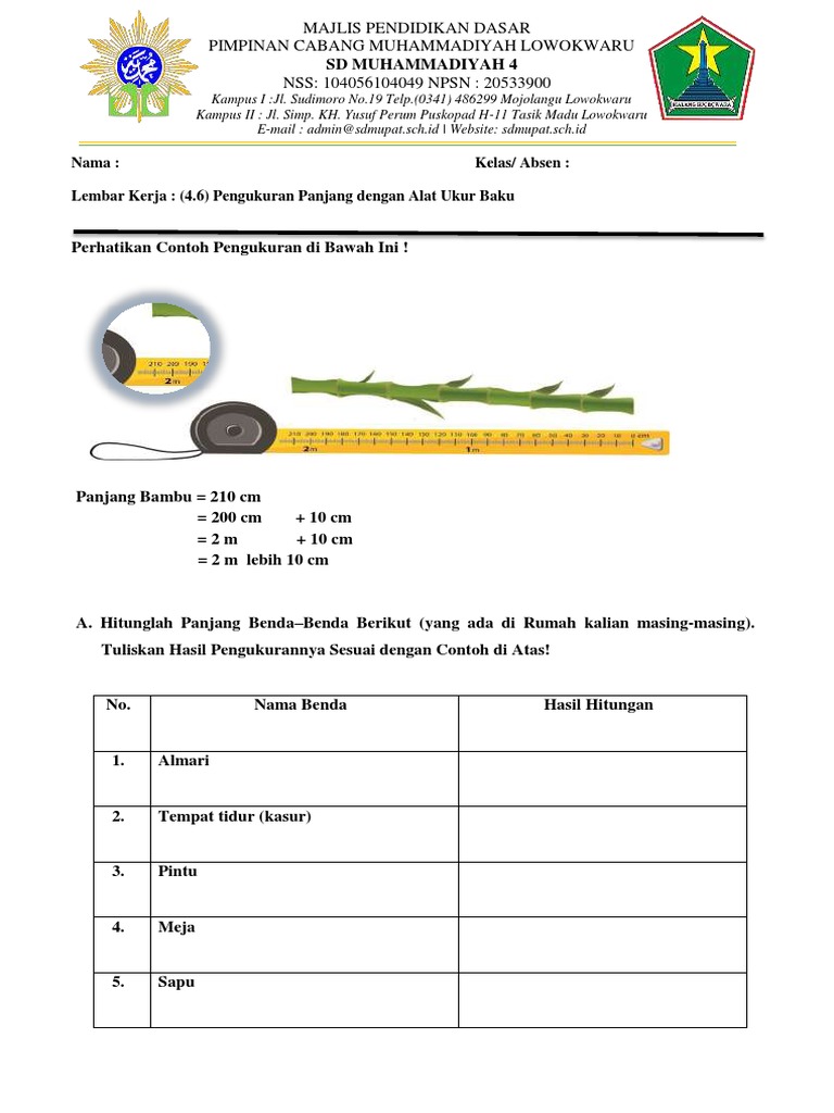 Detail Contoh Alat Ukur Baku Nomer 48