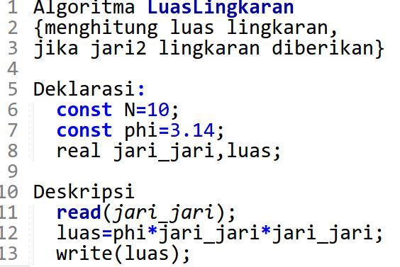 Detail Contoh Algoritma Pemrograman Nomer 35