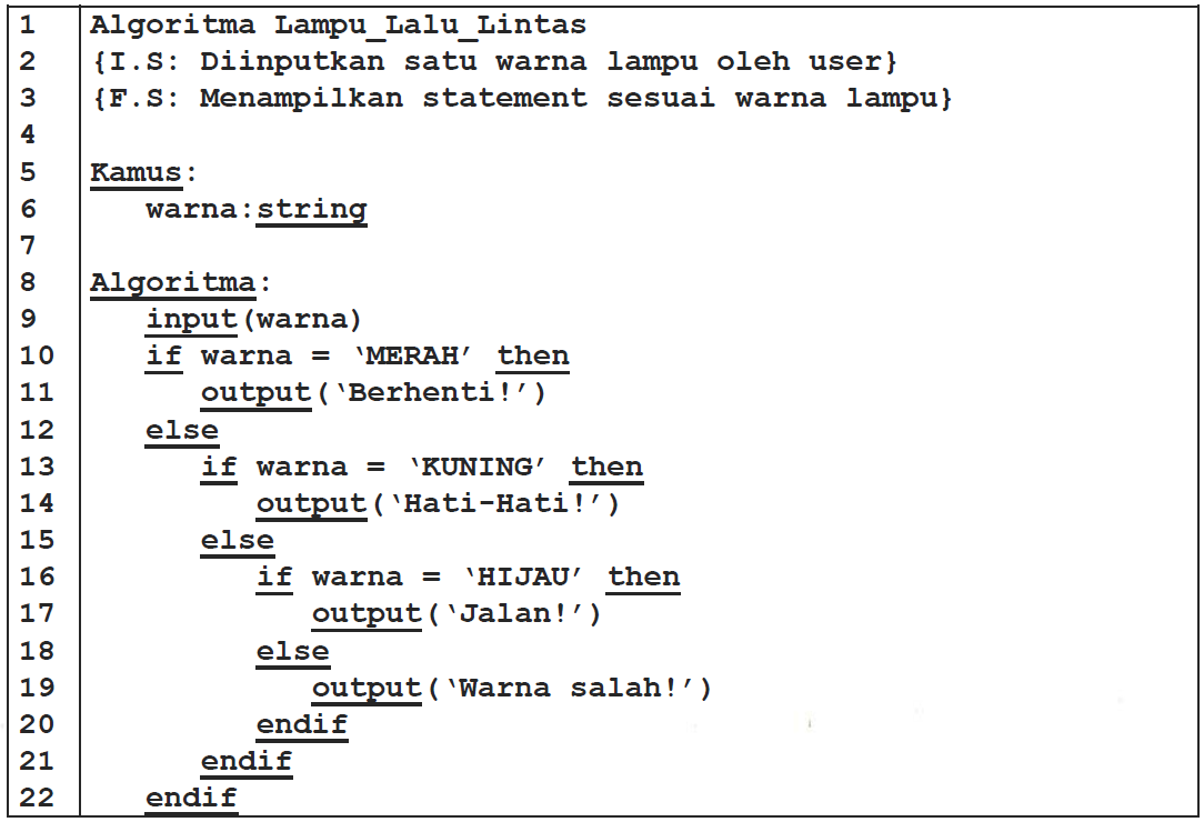 Detail Contoh Algoritma Pseudocode Nomer 18