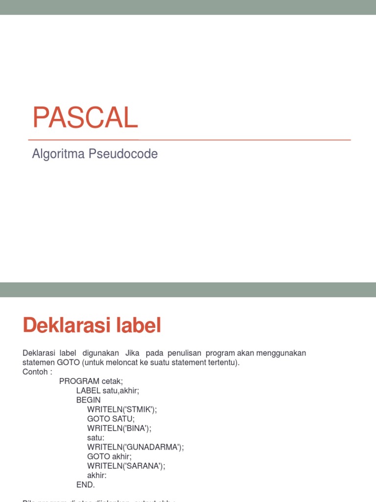 Detail Contoh Algoritma Pseudocode Nomer 39