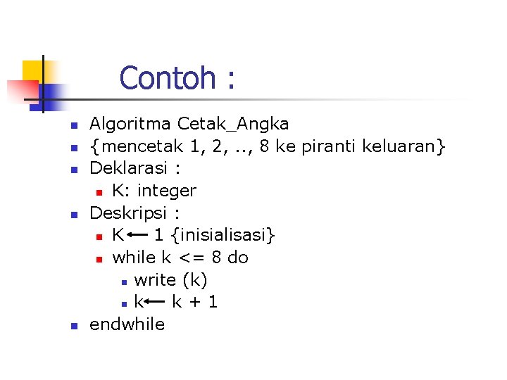 Detail Contoh Algoritma Sekuensial Nomer 39