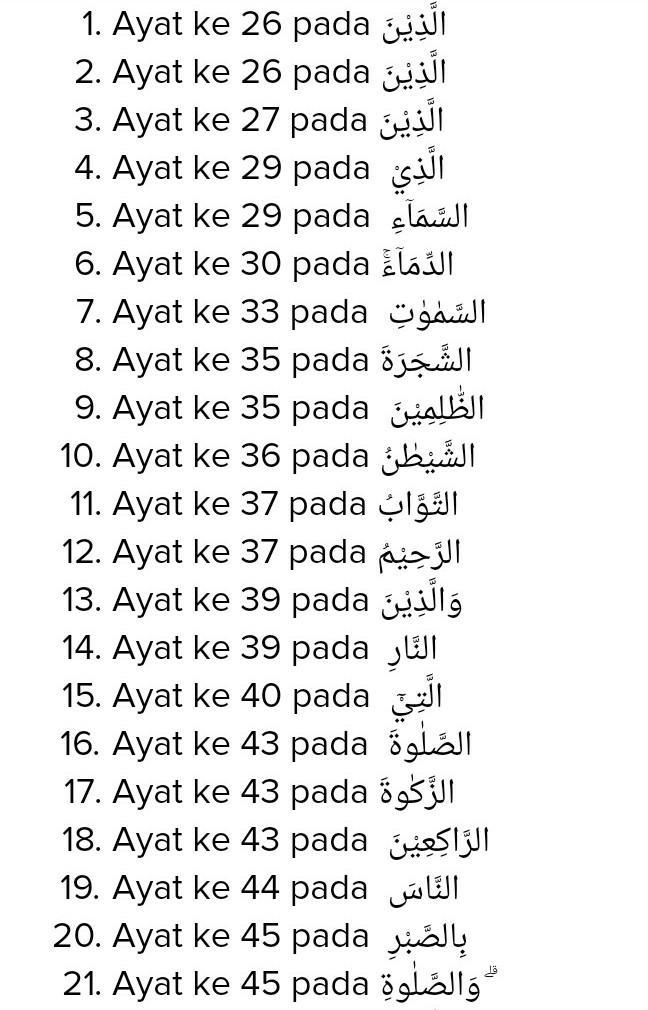 Detail Contoh Alif Lam Qomariah Nomer 6