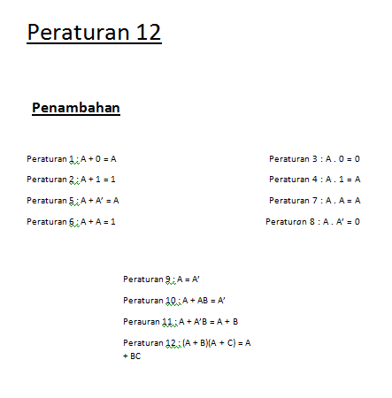 Detail Contoh Aljabar Boolean Nomer 20