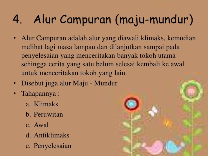 Detail Contoh Alur Campuran Nomer 2