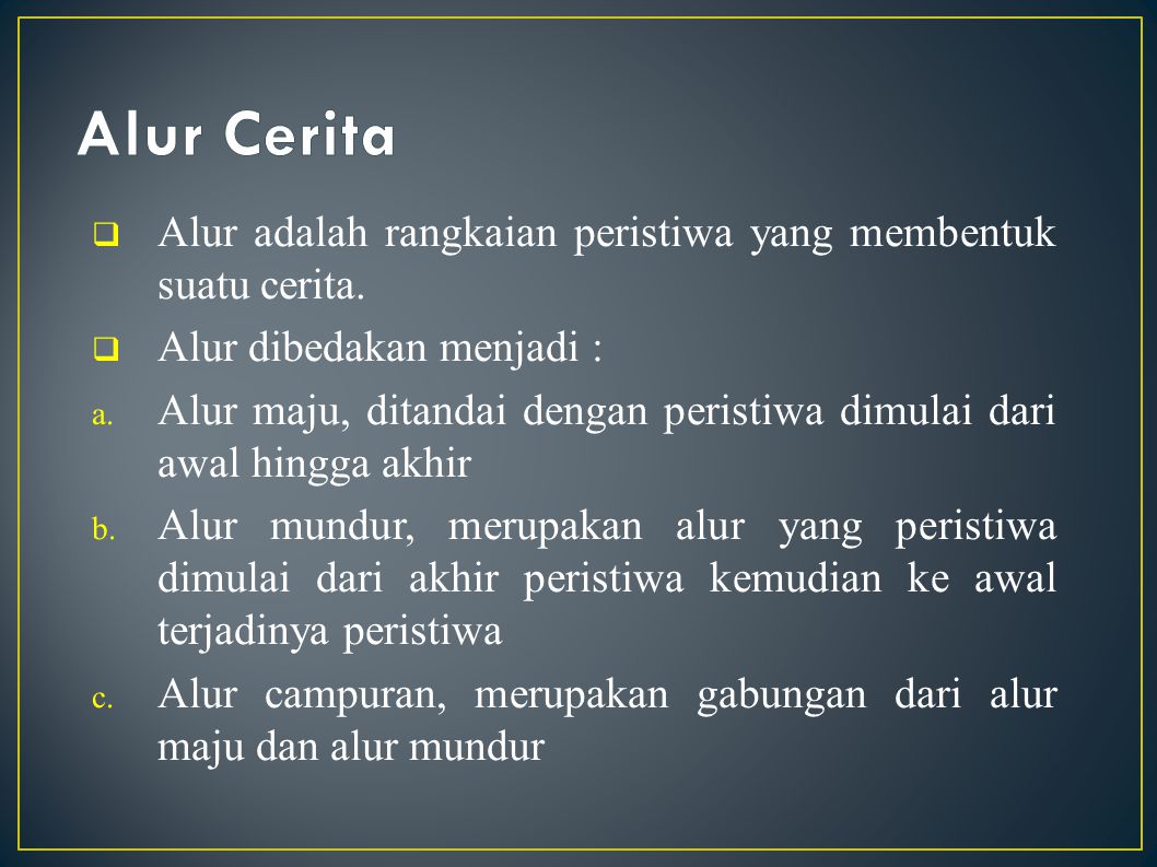 Detail Contoh Alur Campuran Nomer 55