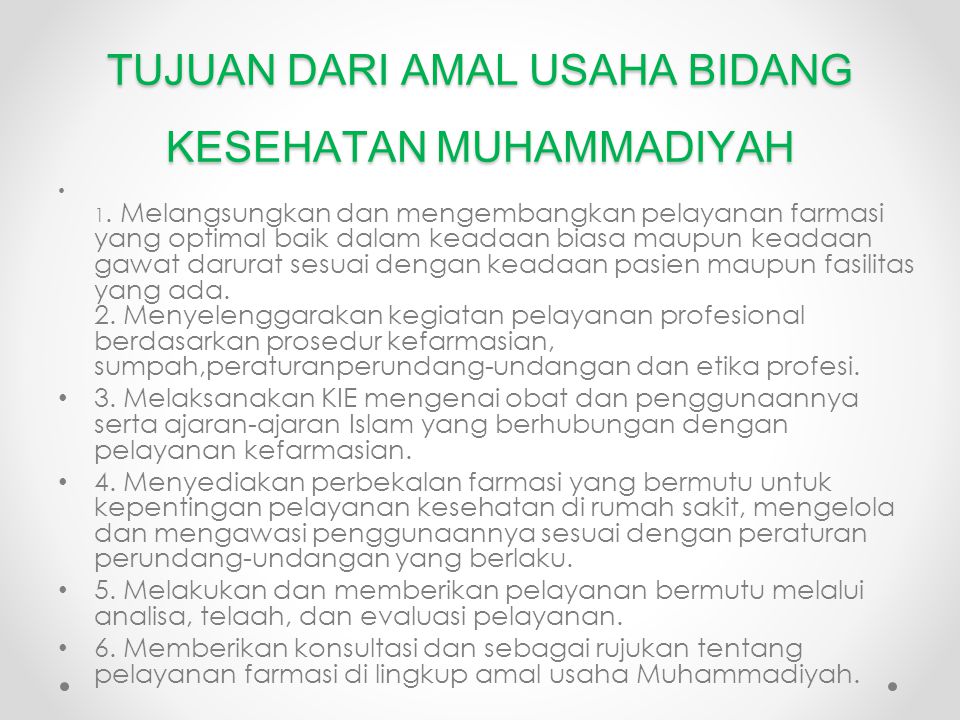 Detail Contoh Amal Usaha Muhammadiyah Nomer 15