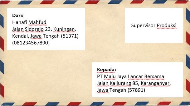 Detail Contoh Amplop Surat Lamaran Kerja Nomer 15