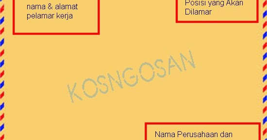 Detail Contoh Amplop Surat Pengunduran Diri Nomer 33