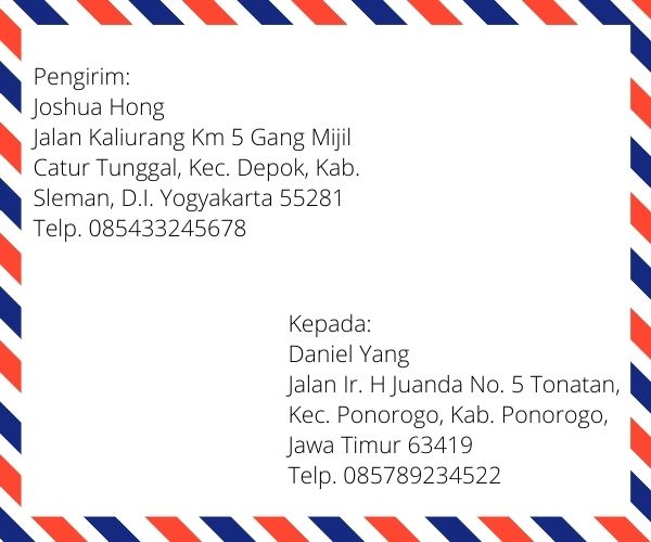 Detail Contoh Amplop Surat Pengunduran Diri Nomer 5