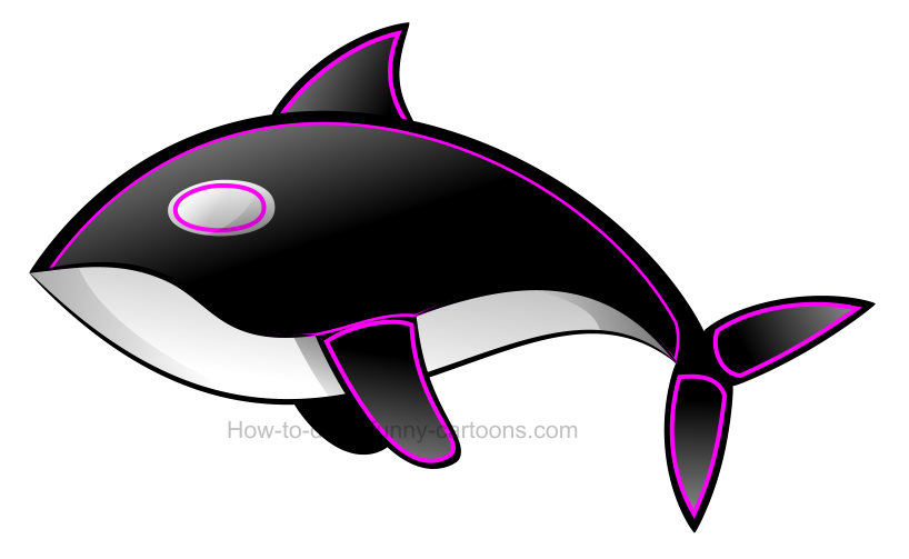 Detail Killer Whale Eyes Close Up Nomer 20