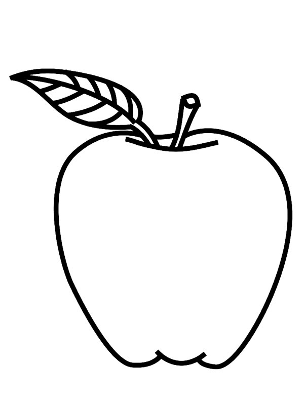 Detail Malvorlage Apfel Nomer 5