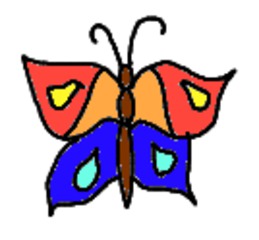 Detail Bild Schmetterling Gemalt Nomer 3