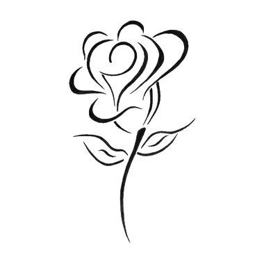 Detail Blackwork Tattoo Flower Nomer 12