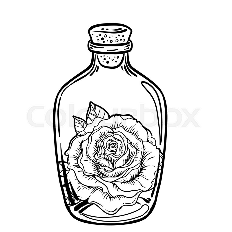 Detail Blackwork Tattoo Flower Nomer 6