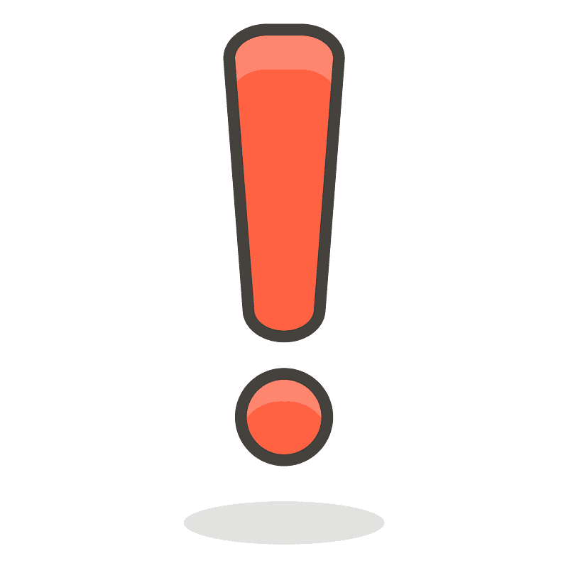 Clipart Ausrufezeichen - KibrisPDR