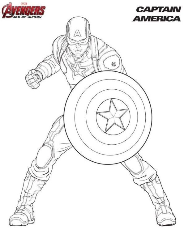 Detail Gambar Captain America Untuk Mewarnai Nomer 20