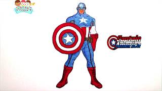 Detail Gambar Captain America Untuk Mewarnai Nomer 30