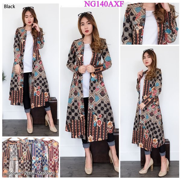 Detail Gambar Cardigan Batik Nomer 27