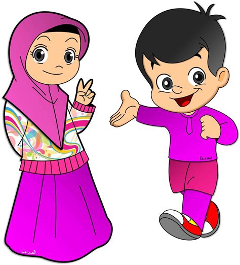 Detail Gambar Cartoon Anak Sholeh Nomer 53