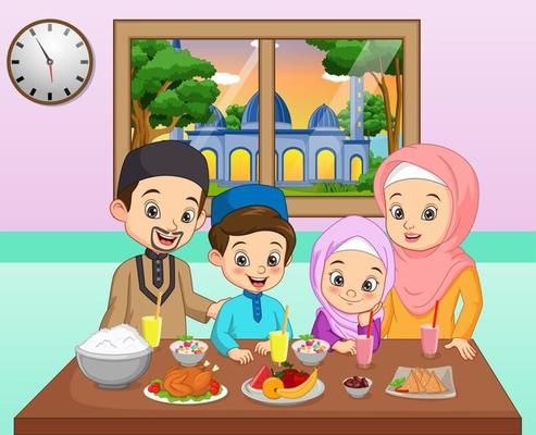 Detail Gambar Cartoon Sedang Makan Nomer 44