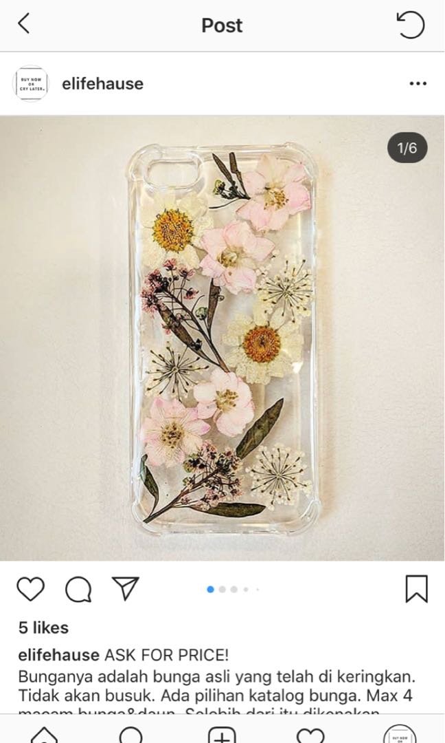 Detail Gambar Casing Hp Bunga Nomer 25