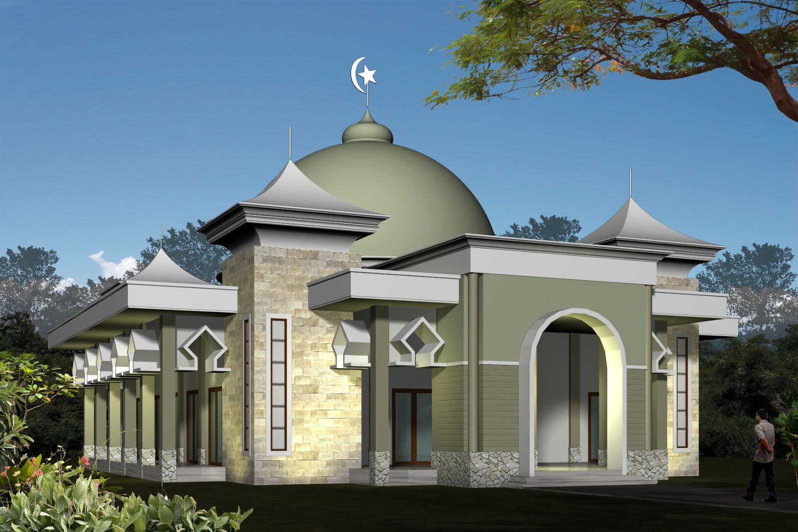 Detail Gambar Cat Masjid Nomer 20