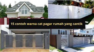 Detail Gambar Cat Pagar Rumah Nomer 16