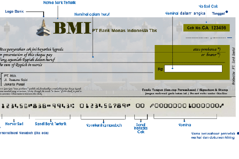 Detail Gambar Cek Kosong Nomer 2