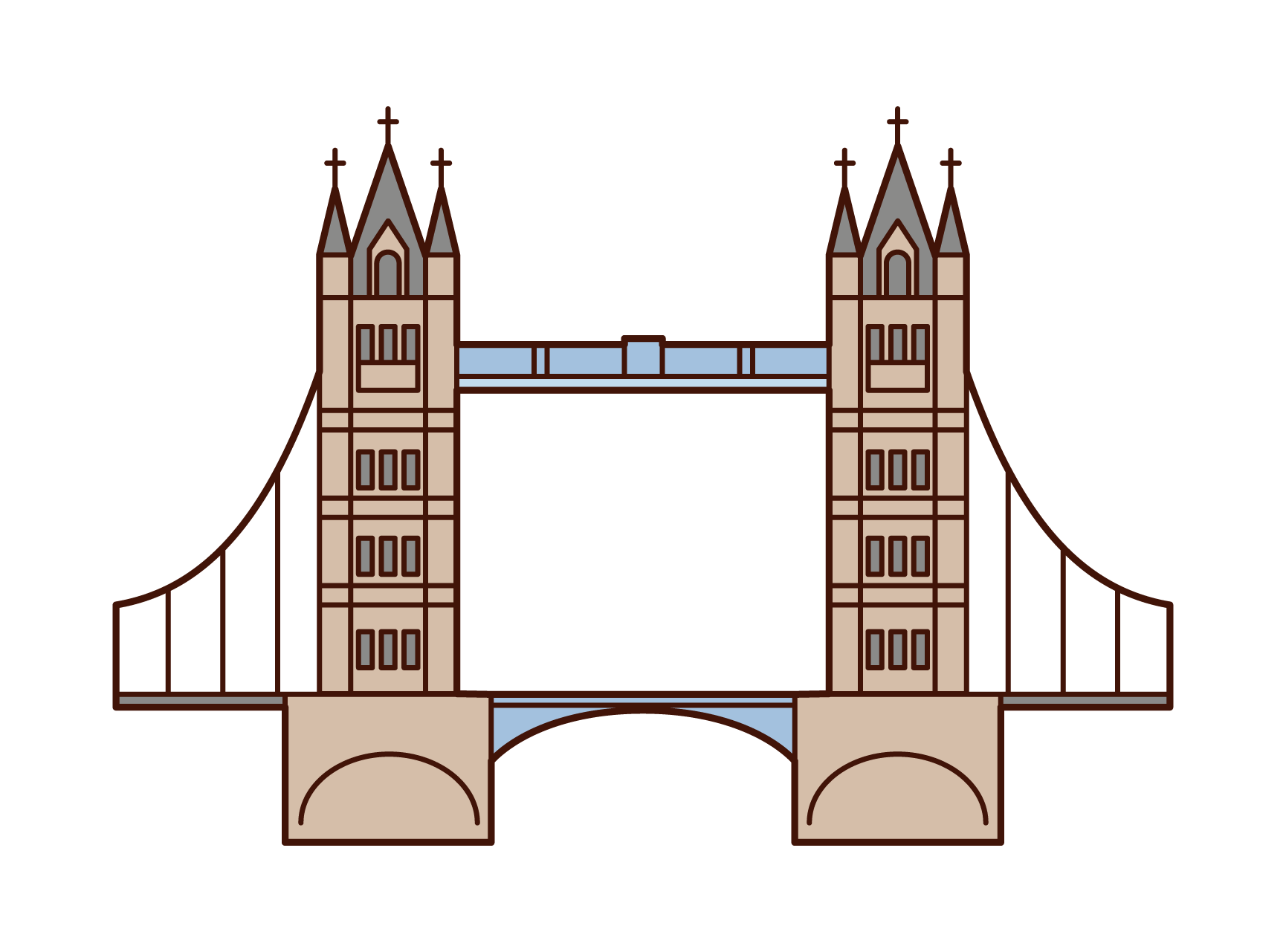 Detail Tower Bridge Zeichnen Nomer 10