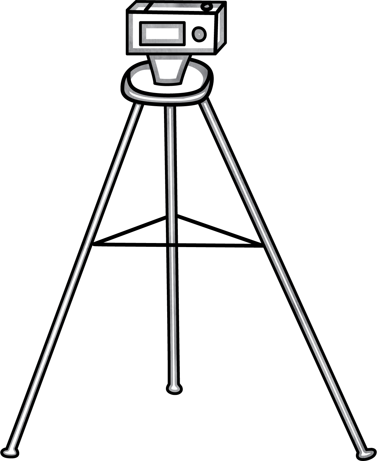 Detail Camera On Tripod Drawing Nomer 11