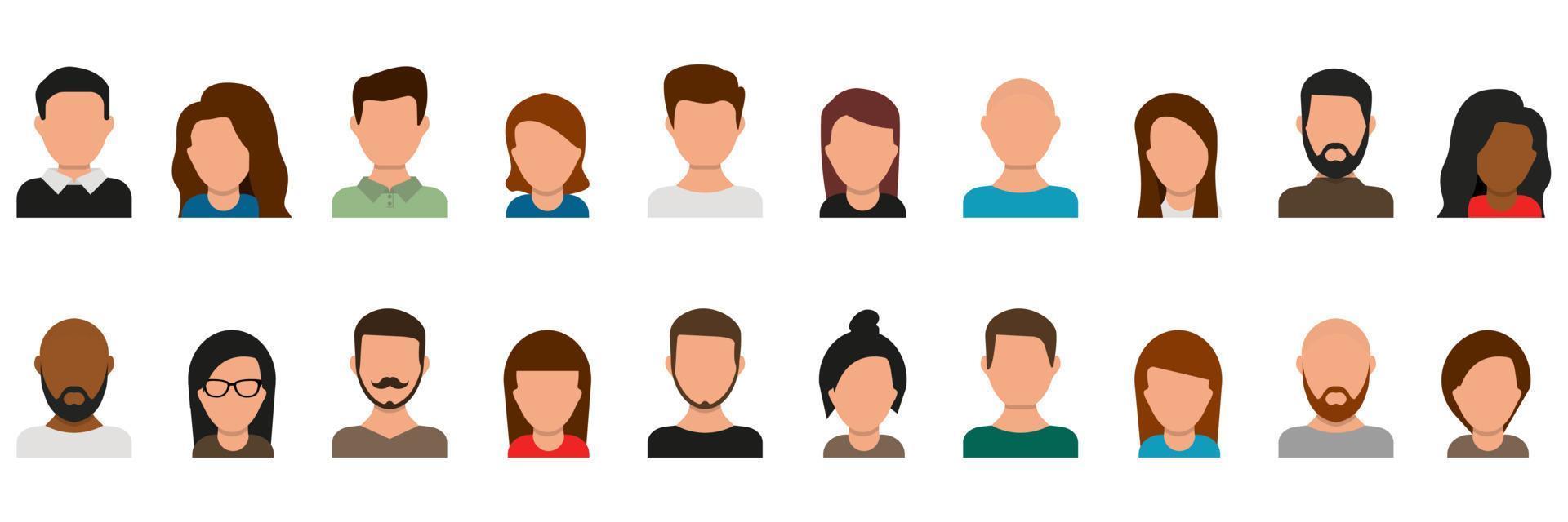 Detail Flat Design Avatar Nomer 9