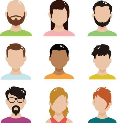 Detail Flat Design Avatar Nomer 17