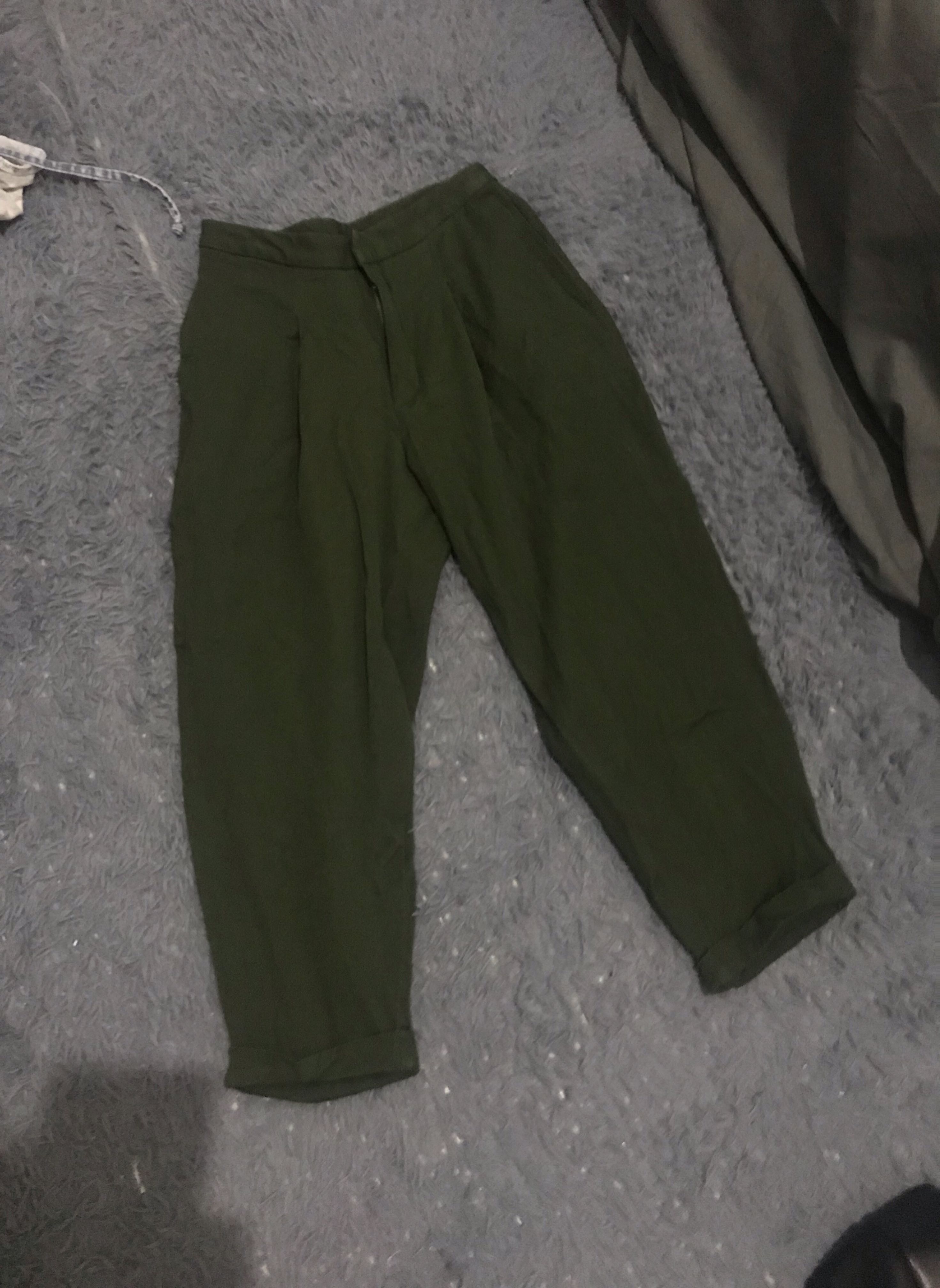 Detail Gambar Celana Baggy Pants Warna Army Nomer 24