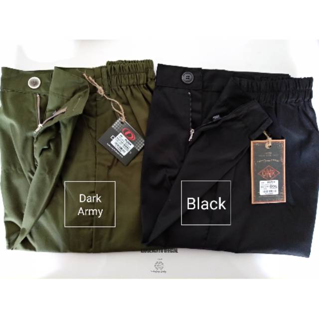 Detail Gambar Celana Baggy Pants Warna Army Nomer 41