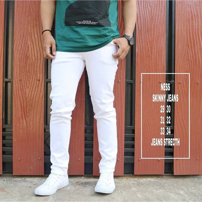 Detail Gambar Celana Jeans Putih Nomer 17