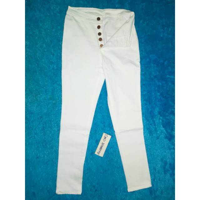 Detail Gambar Celana Jeans Putih Nomer 5