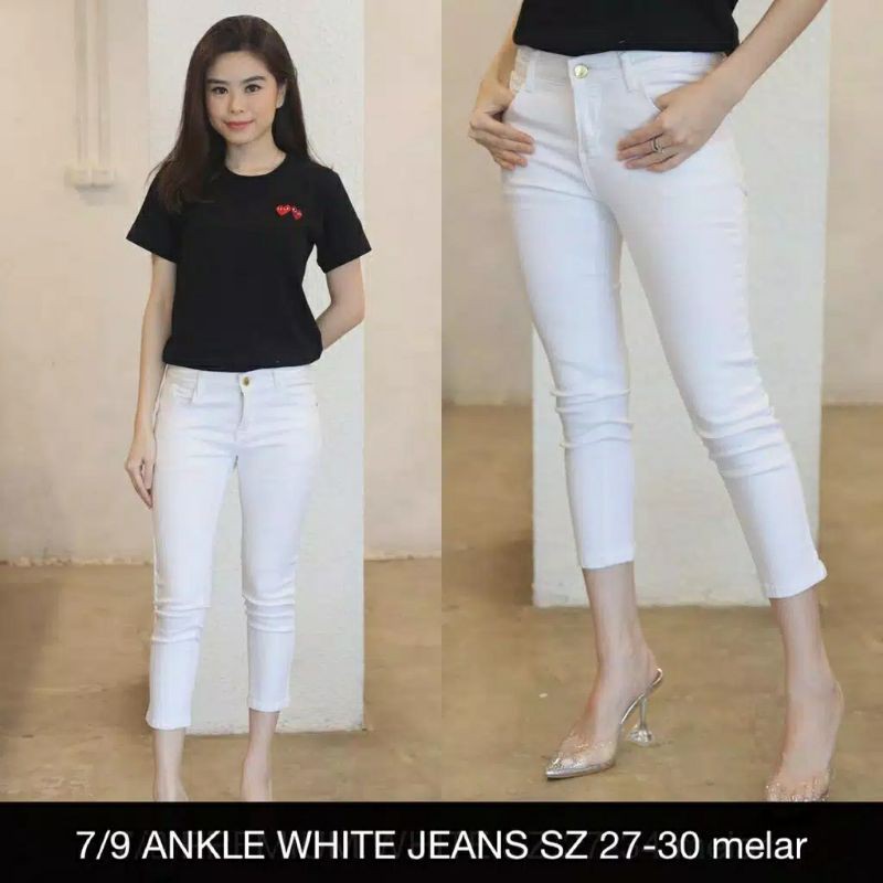 Detail Gambar Celana Jeans Putih Nomer 7