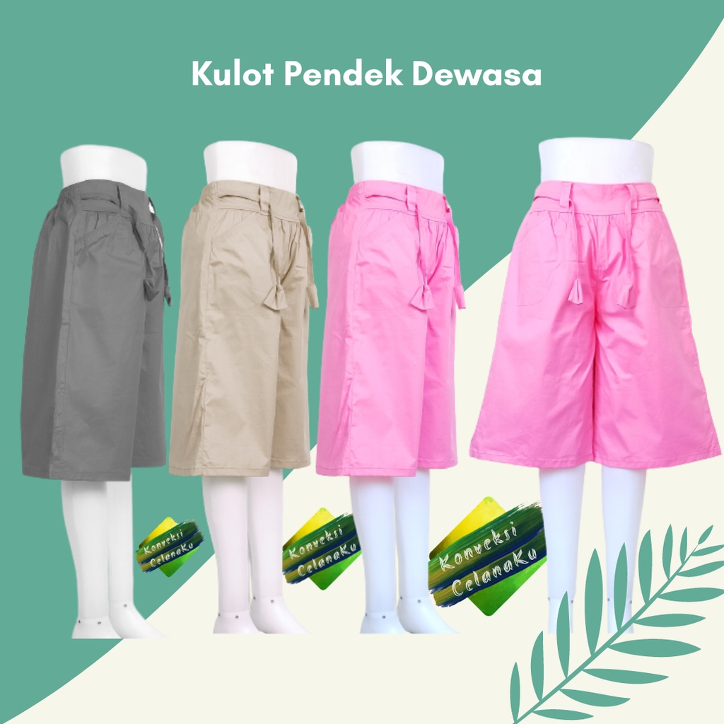 Detail Gambar Celana Kulot Pendek Nomer 27