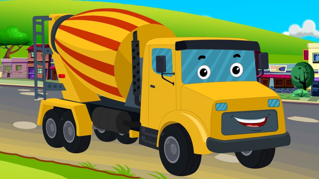 Detail Gambar Cement Truck Cartoon Nomer 16