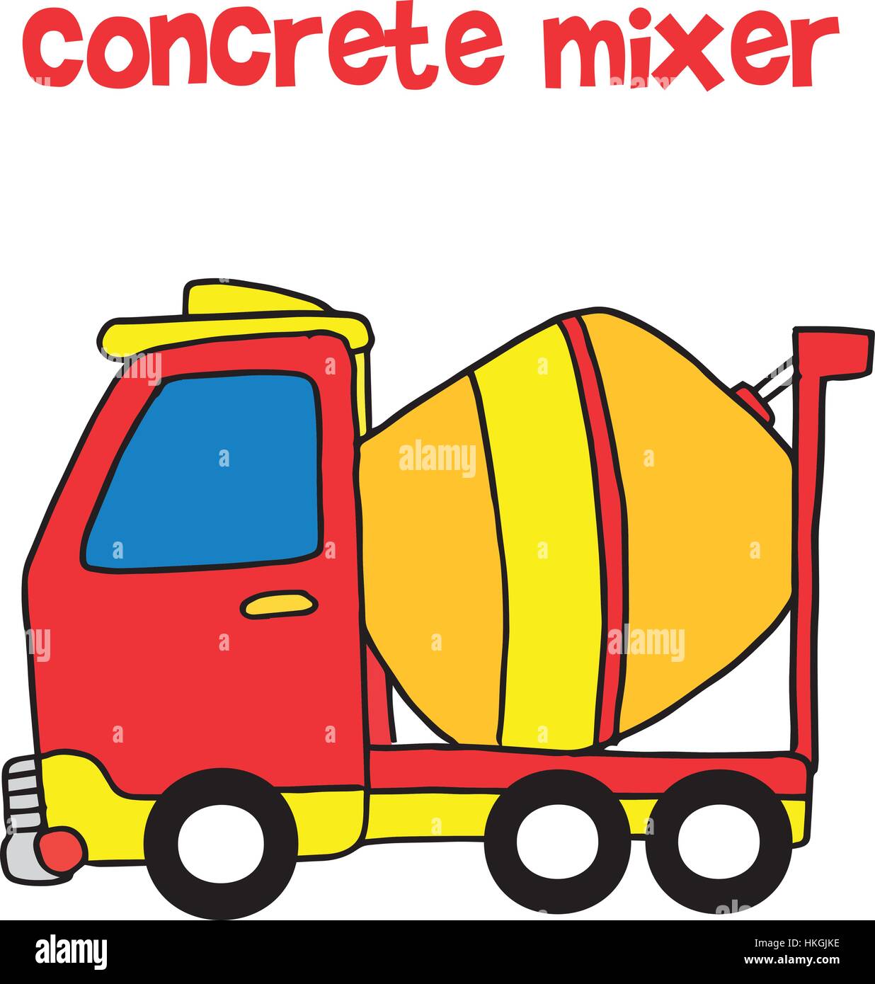 Detail Gambar Cement Truck Cartoon Nomer 20