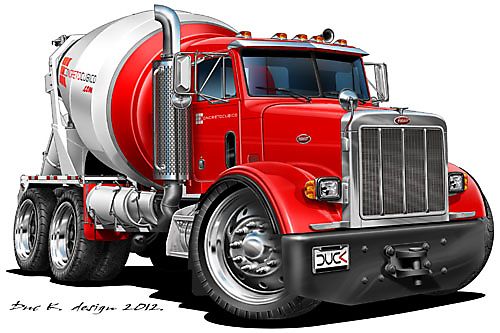 Detail Gambar Cement Truck Cartoon Nomer 33