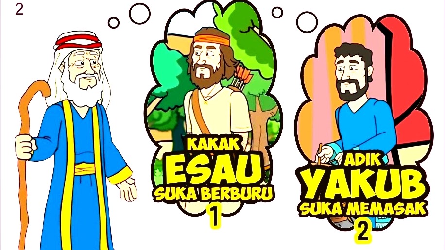 Detail Gambar Cerita Alkitab Esau Dan Yakub Nomer 13